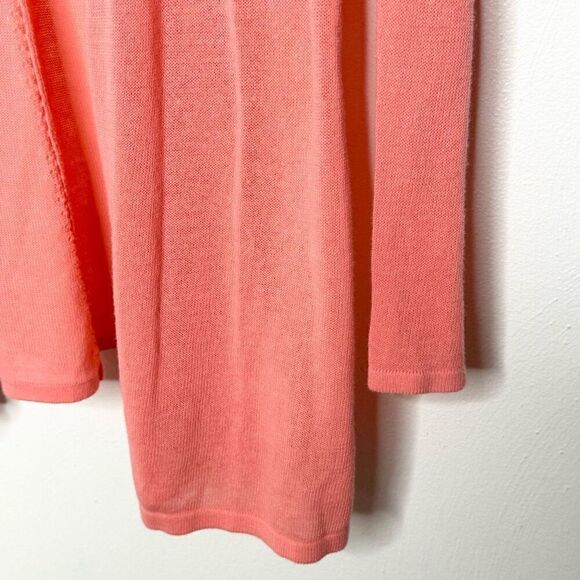 Lily Pulitzer Coral Orange Open Front Cardigan - Women’s US XS - Picture 5 of 8